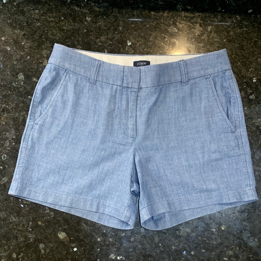 J. Crew Light Blue Women's Bermudas